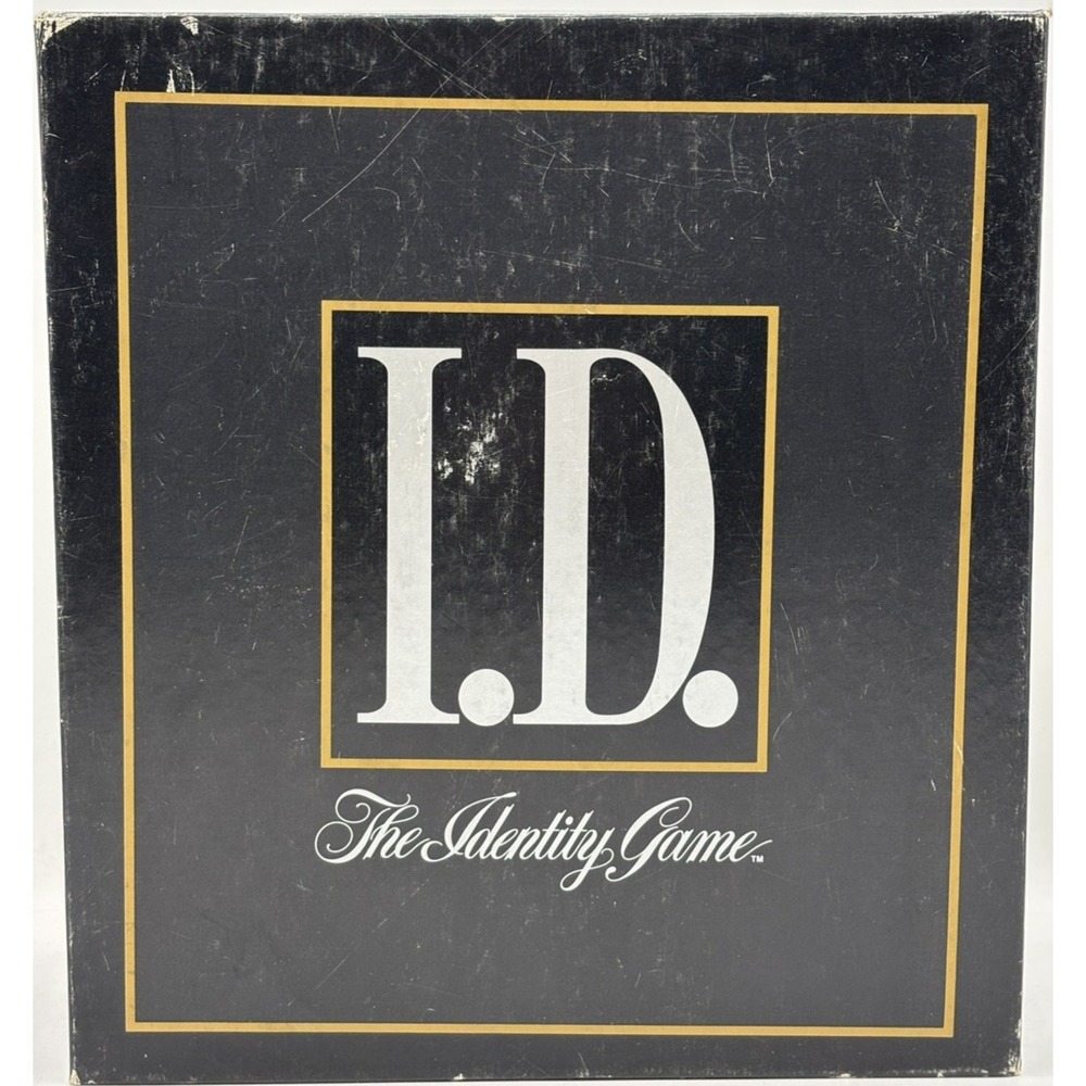 I.D. The Identity Game Vintage 1988 Milton Bradley